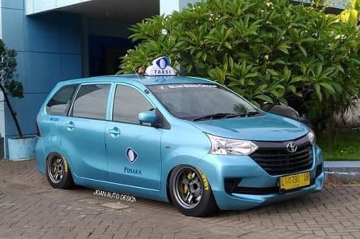 All New Avanza Ceper Modifikasi. Toyota Avanza Taksi ini Dibuat Ceper dan Gaul Abis