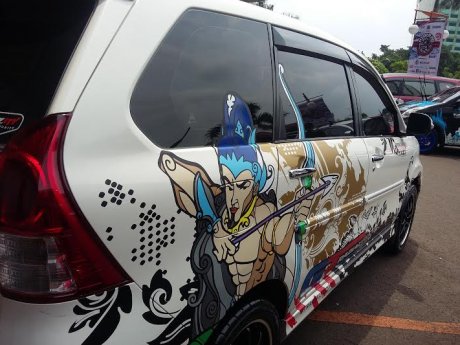 Modifikasi Mobil Avanza Cutting Sticker. Dengan Modifikasi Sticker Ini, Sigit Ungkapkan Rasa Cinta Indonesia