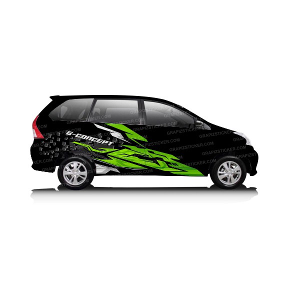 Design Cutting Sticker Mobil Avanza. Desain Cutting Sticker Mobil Avanza