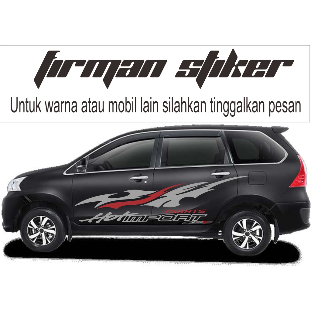 Stiker Trd Sportivo Avanza Hitam. Gambar Stiker Mobil Avanza Hitam – denah