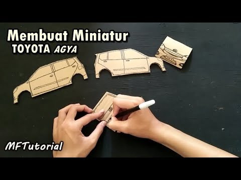 Cara Membuat Mobil Avanza Dari Kardus. Cara Membuat Miniatur Mobil Toyota Agya Dari Kardus | Ide Kreatif - miniatur toyota agya