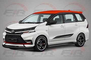 Avanza Veloz Warna Hitam Modifikasi. Modifikasi Toyota Veloz Bergaya Racing Warnanya Nasionalis Banget