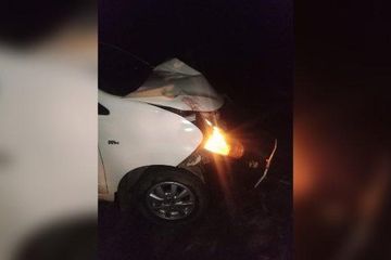 Kap Mesin Grand New Avanza. Toyota Avanza Kecepatan Tinggi, Terbang Hantam Pohon Mangga, Kap Mesin Terlipat