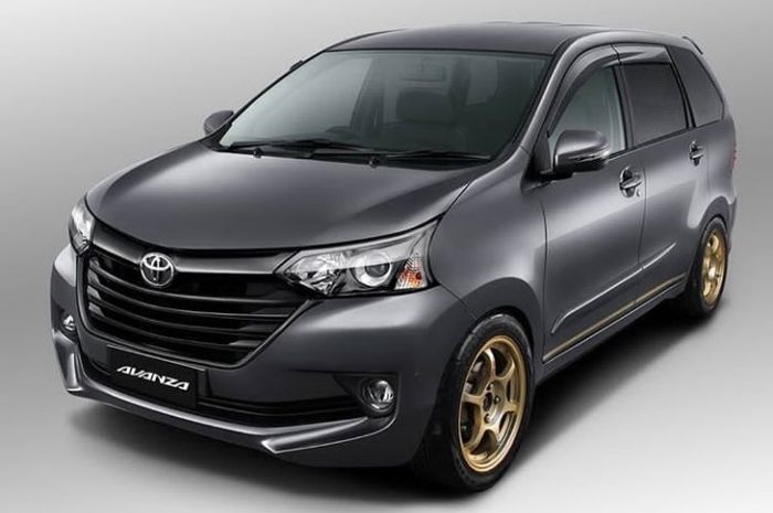 Modifikasi Mobil Avanza Warna Abu. Tanggalkan Panel Krom, Toyota Avanza Sukses Tampil Keren