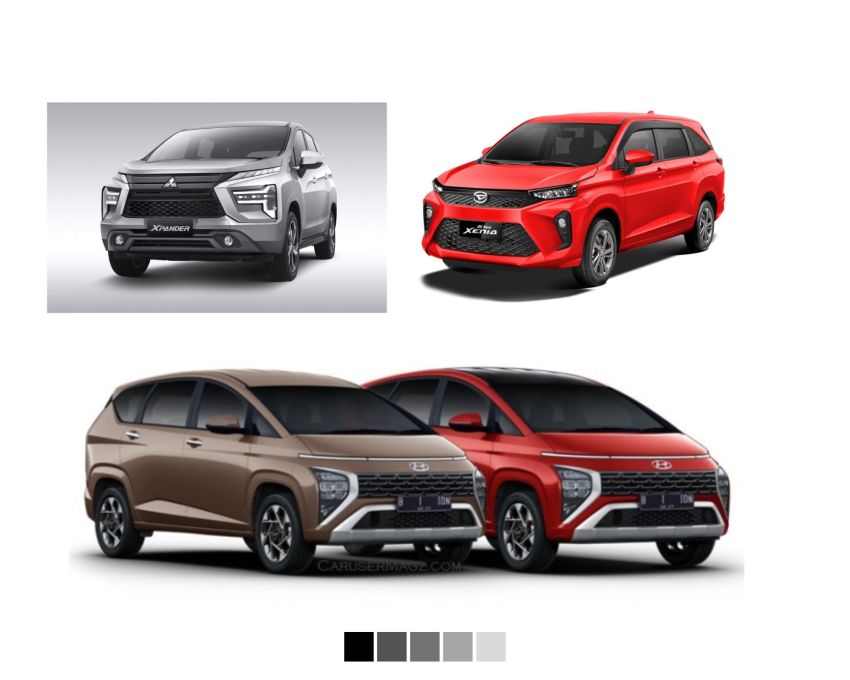 Kredit Toyota Avanza Paling Murah. Perbandingan Harga dan Fitur Varian Termurah Stargazer, Xpander, Avanza, Ertiga dan Xenia