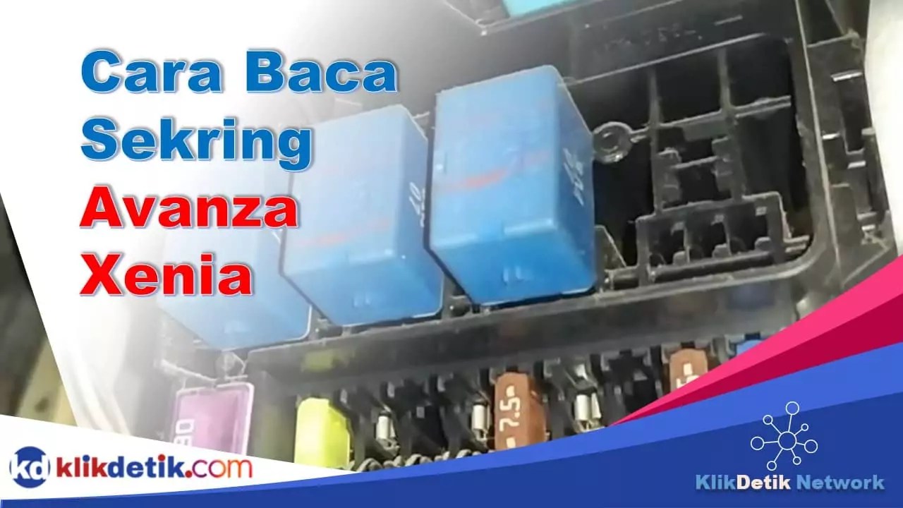 Arti Kode Sekring Mobil Avanza. Mengenal Sistem Kelistrikan dan Arti Kode Sekring Mobil Avanza